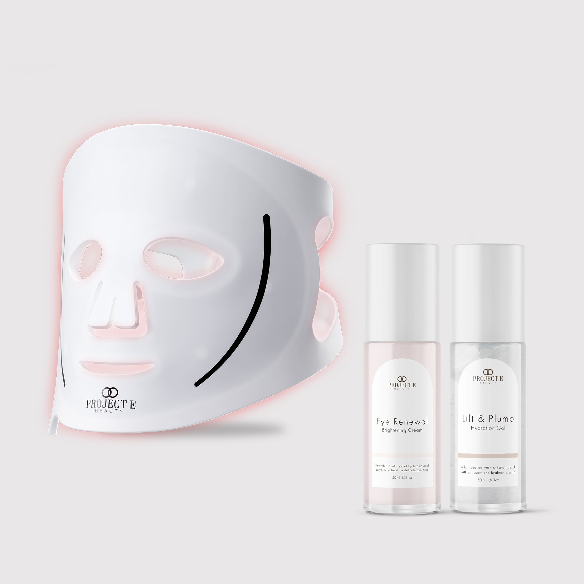 LumaLux Face+ | Pro LED Red Light Therapy Face & Neck Mask - Project E Beauty